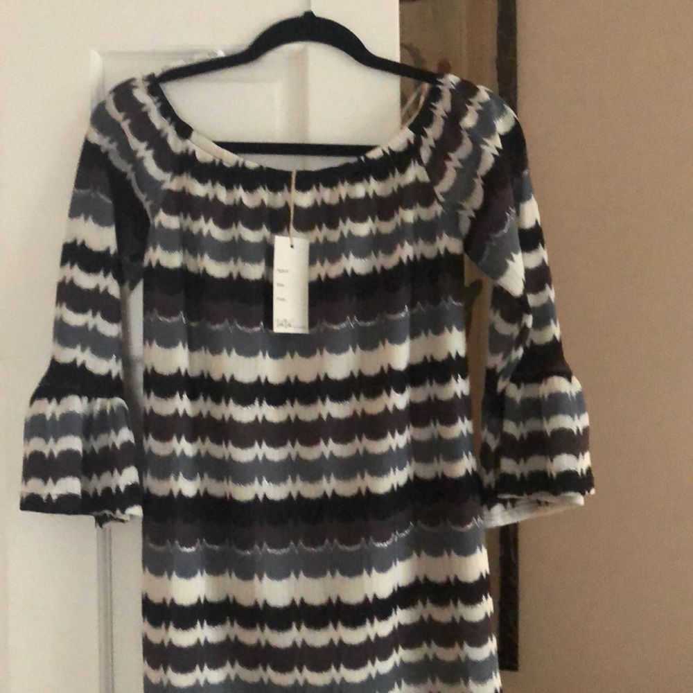 Chevron patterned  cute dress